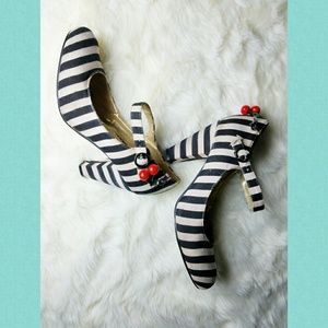 Poetic License Striped Maryjanes